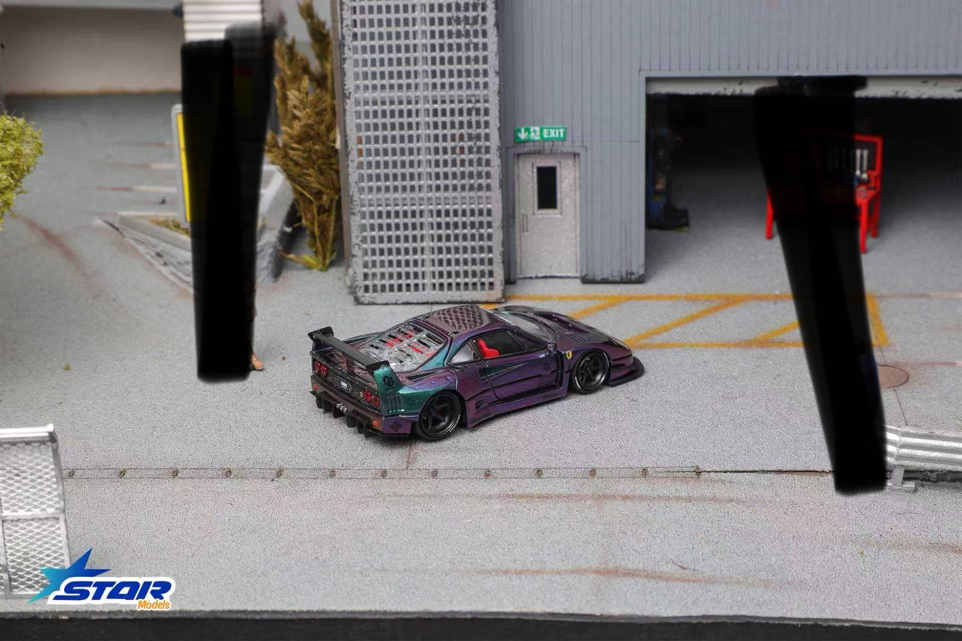 Amazon.co.jp: 1/64 star model Ferrari LBWK F40 Magic Purple : Hobbies